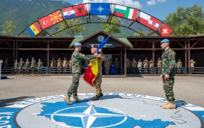 Schimb de autoritate între contingentele Armatei Naţionale în misiunea KFOR